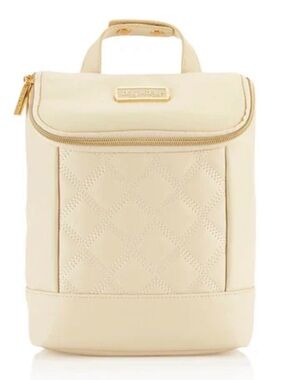 Itzy Ritzy Beige Quilted Milk Bottle Bag  Pockets Baby Milk & Honey